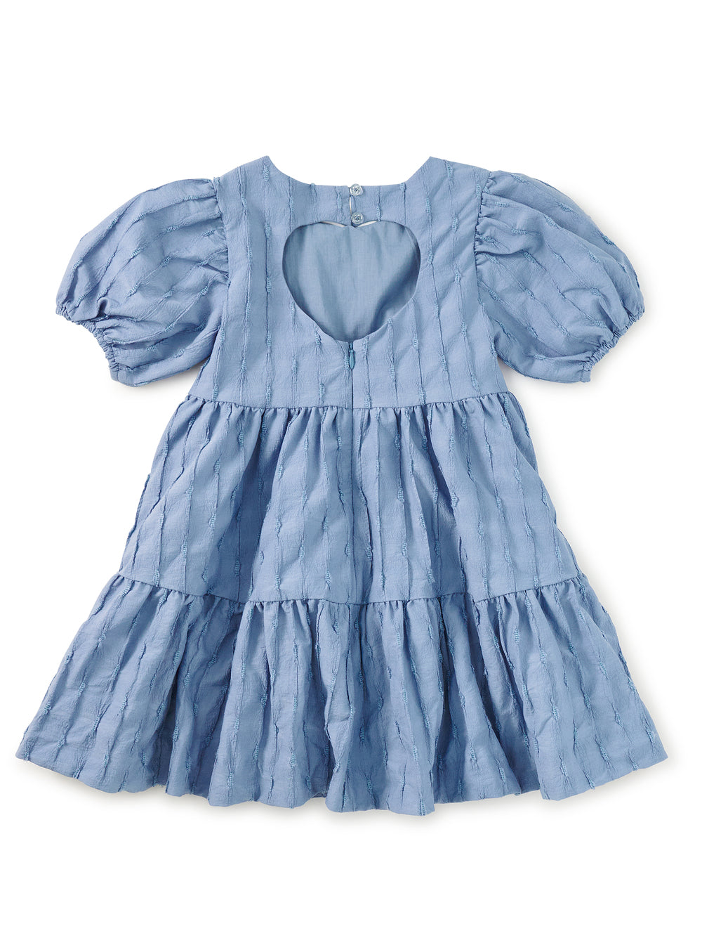 Pleated Heart-back Dress