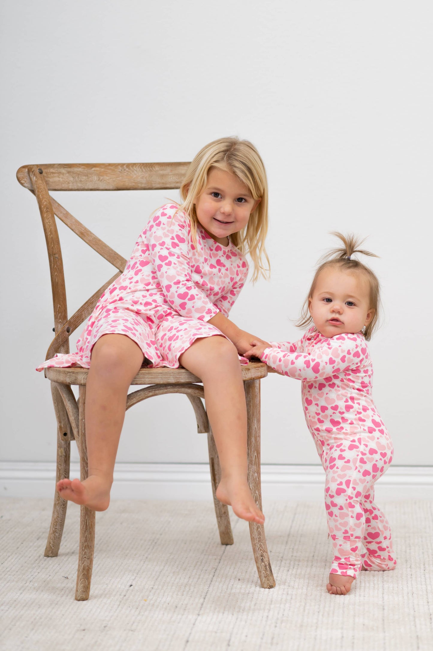 Twirly Bow Bamboo Dress - Be Mine