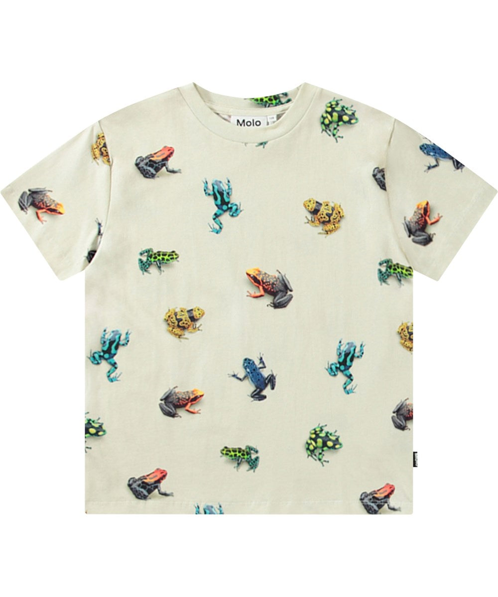 Roxo Vibrant Frogs Tee - GOTS