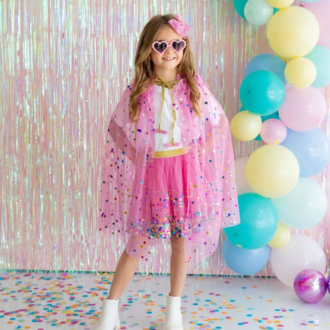 Raspberry Confetti Tutu - Dress Up Skirt - Kids Tutu