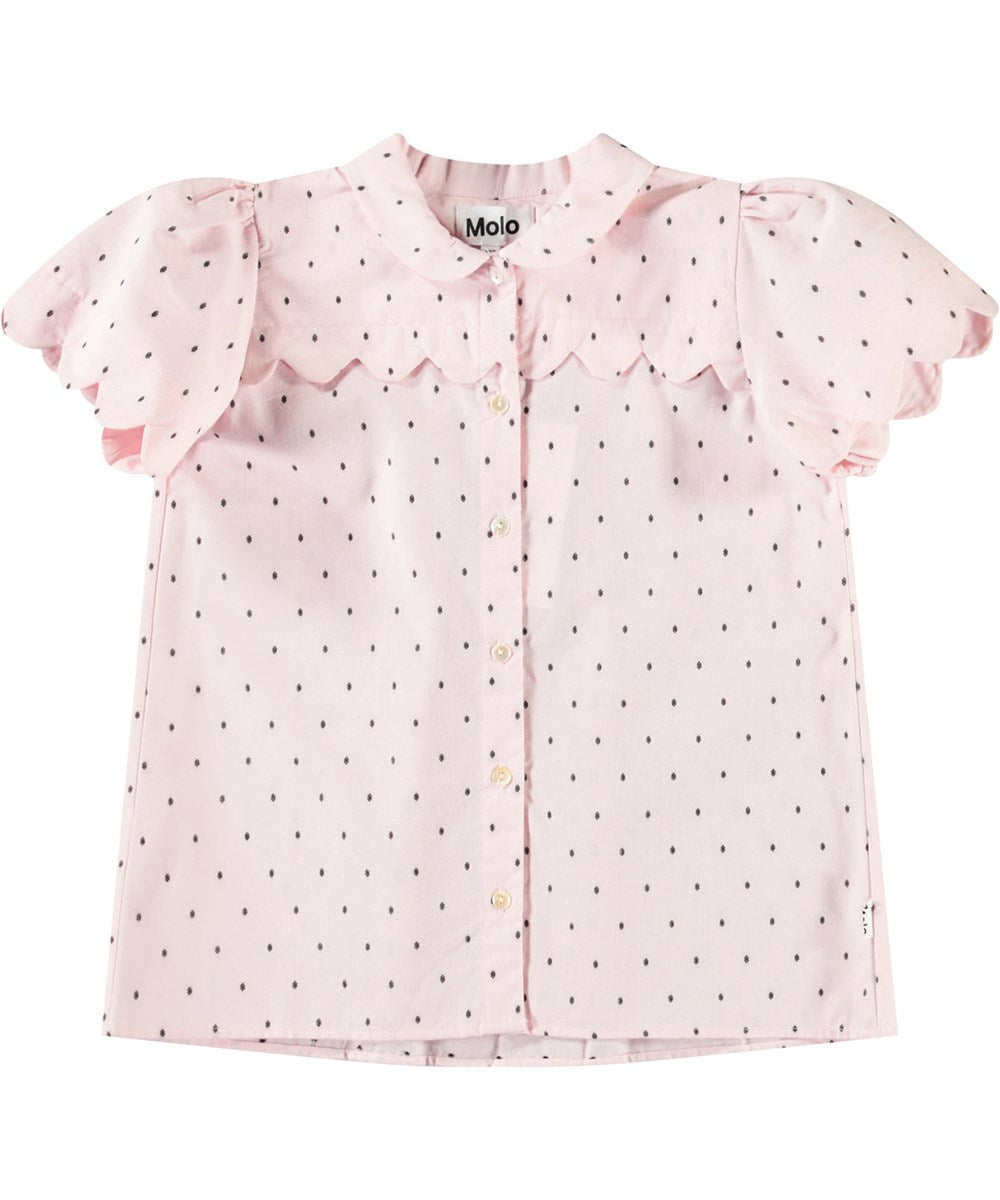Ronda Pink Buttonup Collared Shirt