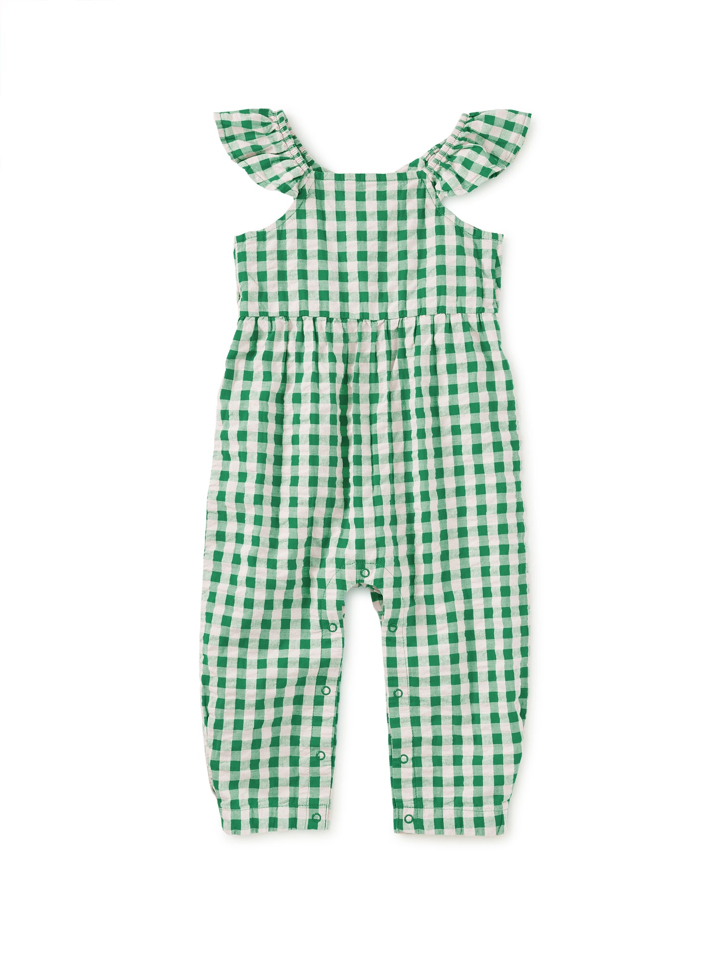 Flutter Button Back Baby Romper