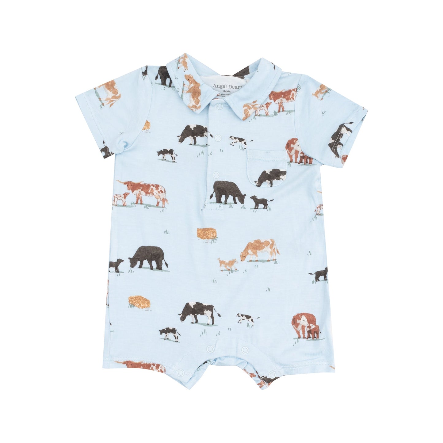 Cow Families Polo Shortie