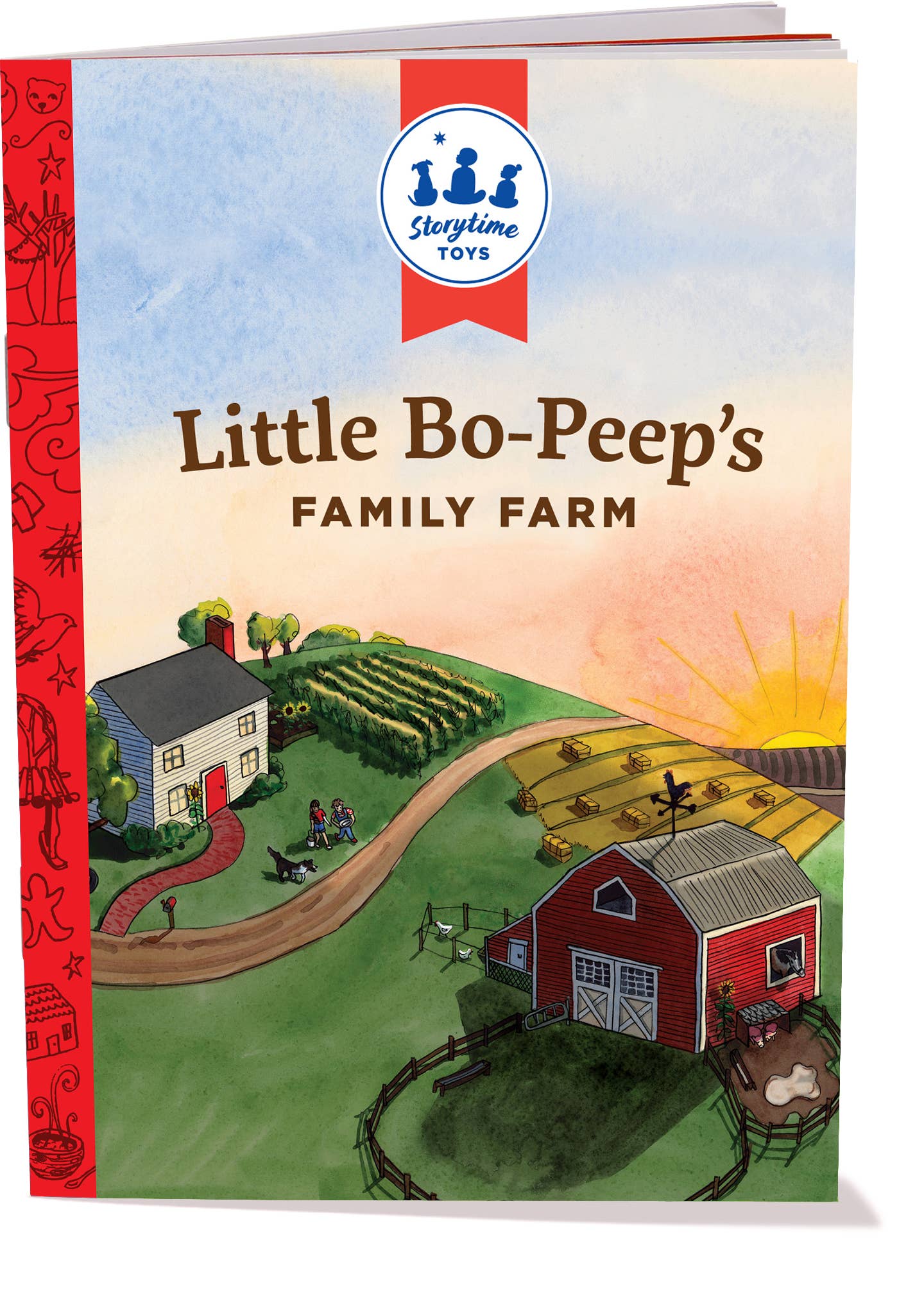 Little Bo Peep's Family Farm Book and Playset