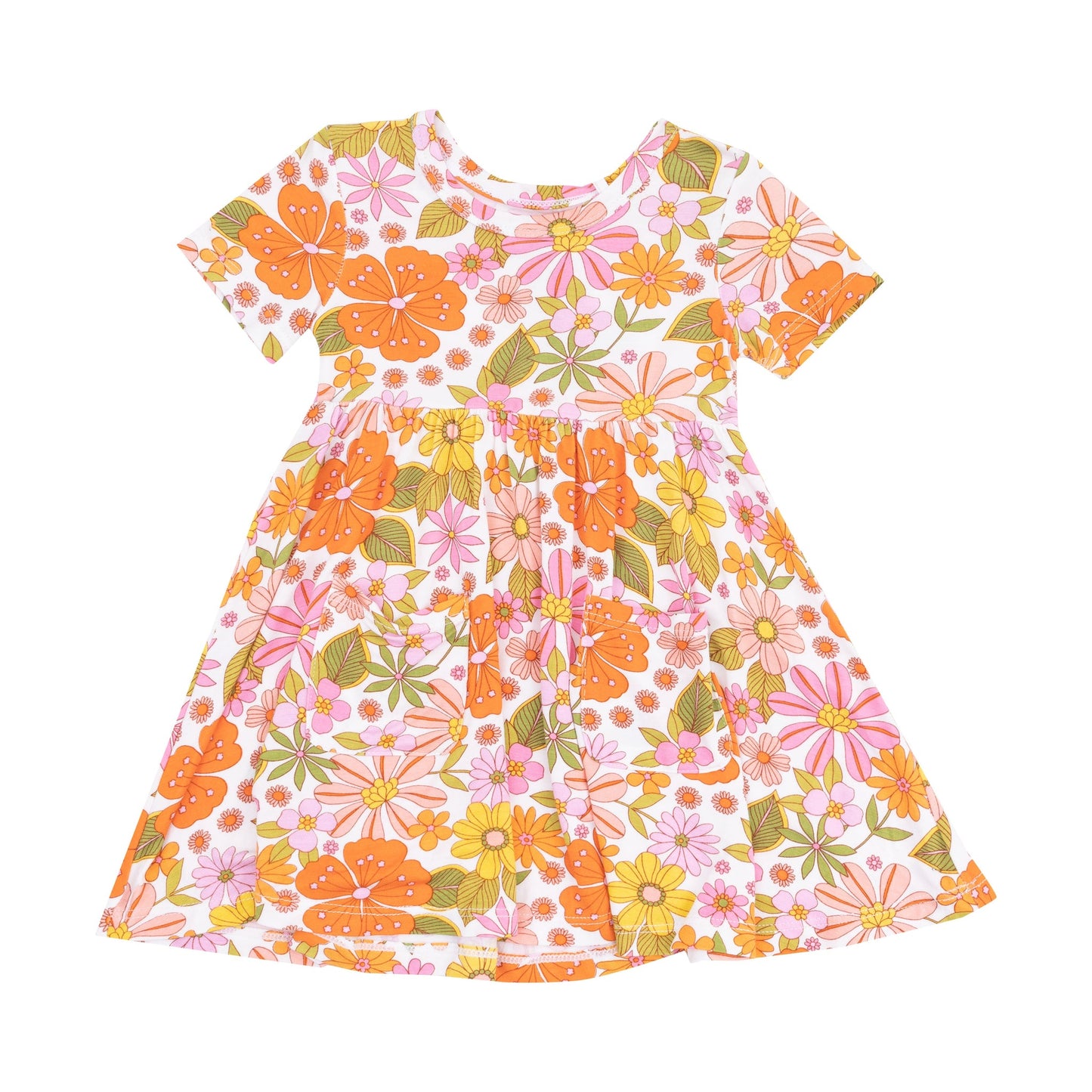 Twirly Dress - Boho Beachy Floral
