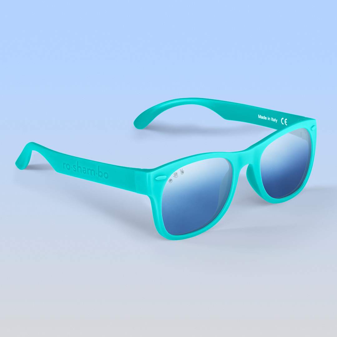 Mint Sunglasses: Junior (Ages 5+) / Blue Polarized Lens
