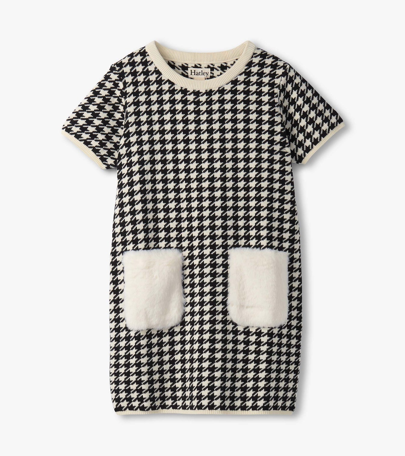 Houndstooth Sweater Dress
