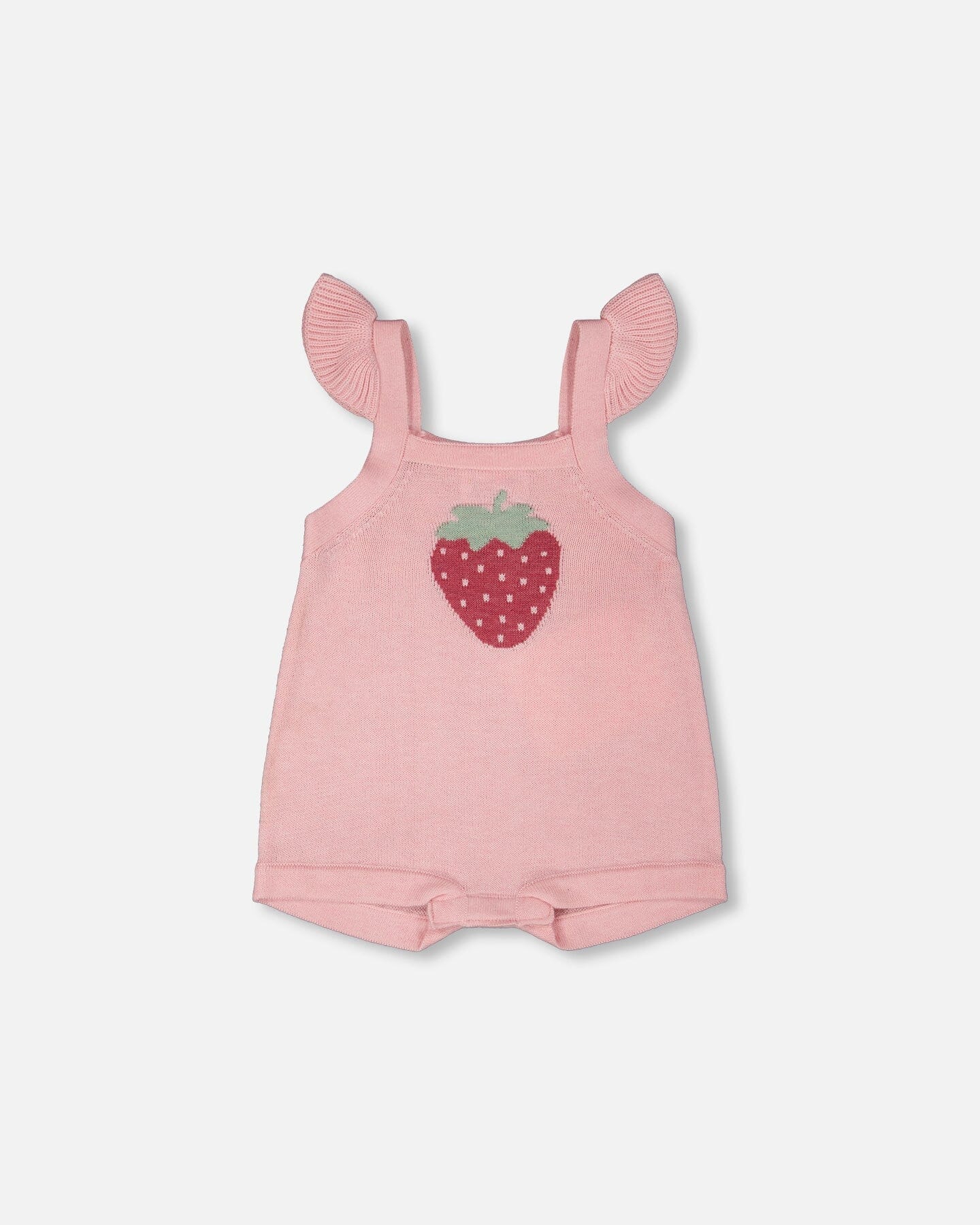 Knit Strawberry Romper