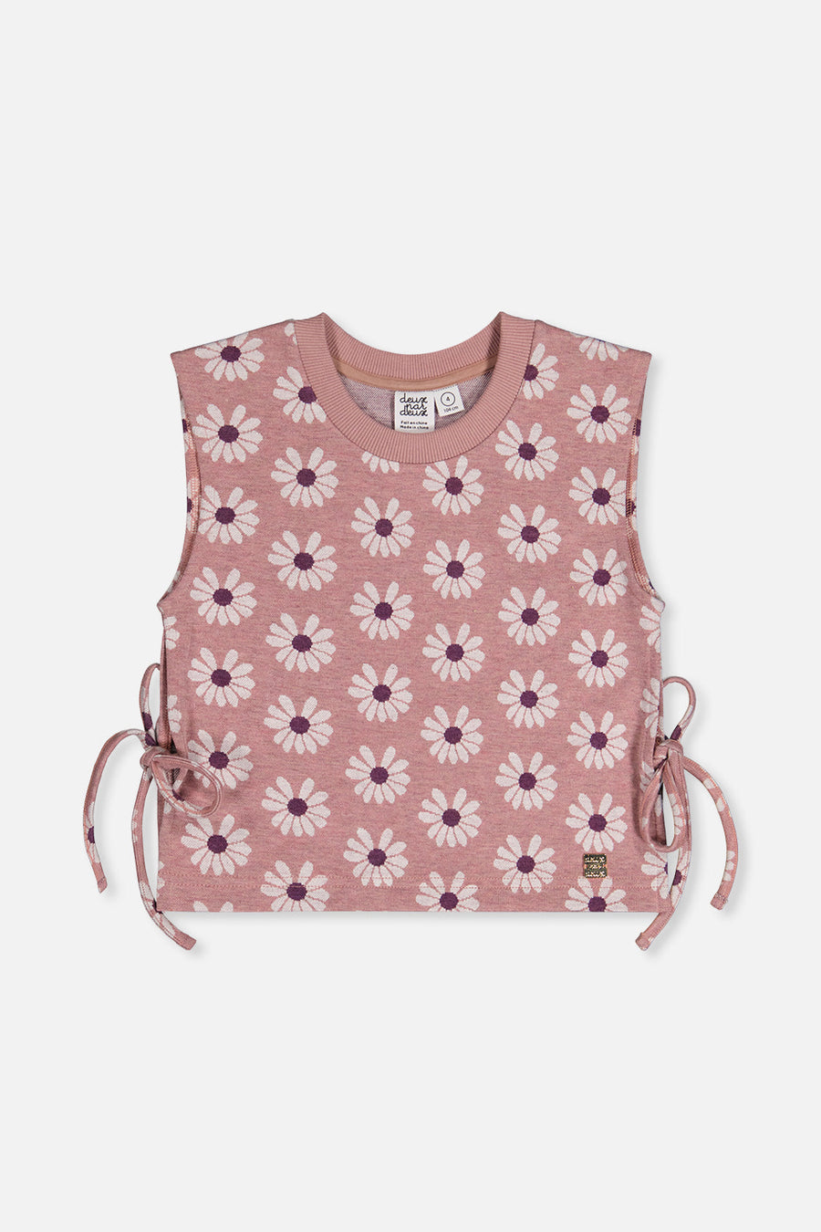 Jacquard Floral Vest