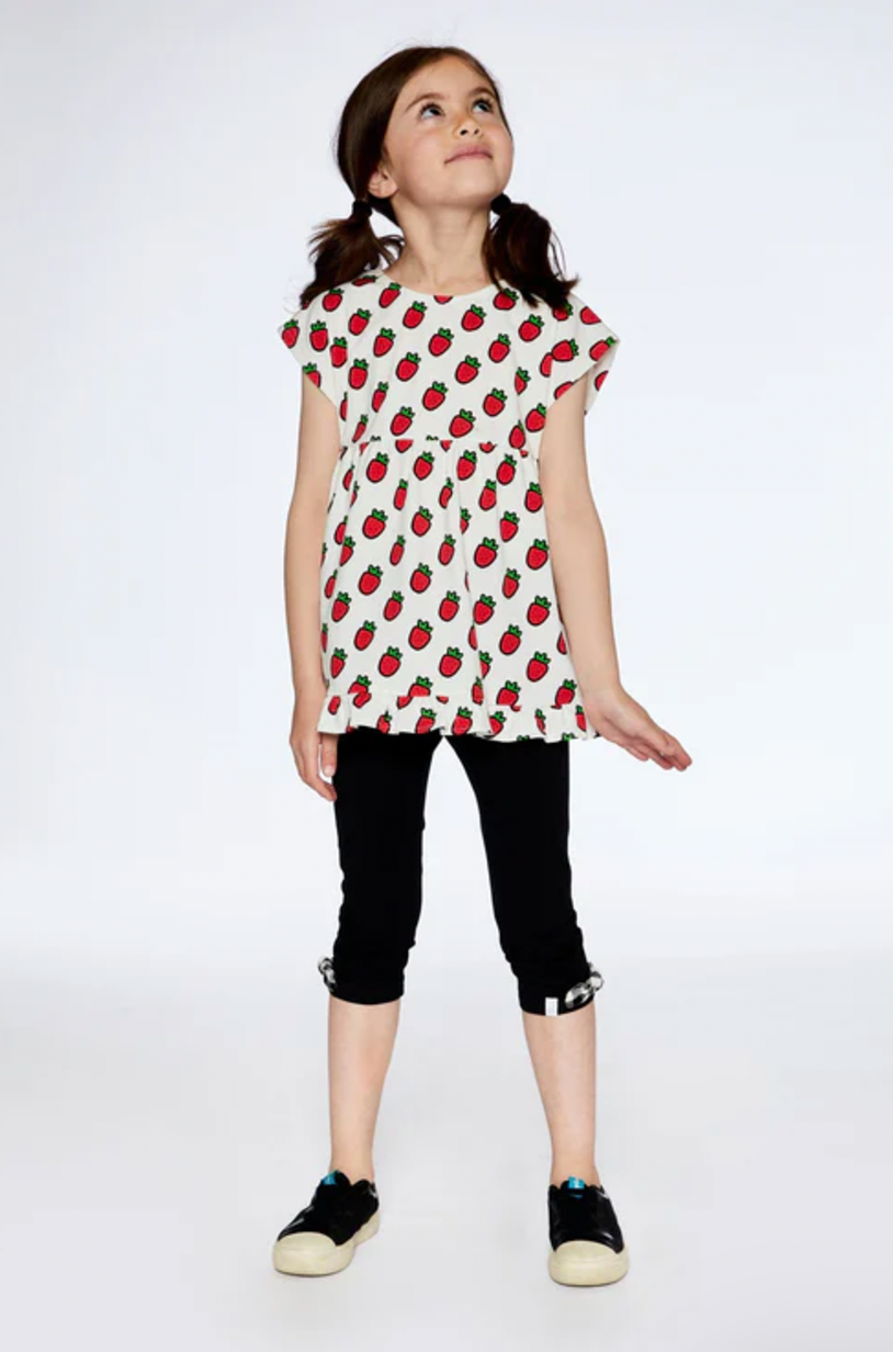 Long Top with Frill Organic Jersey