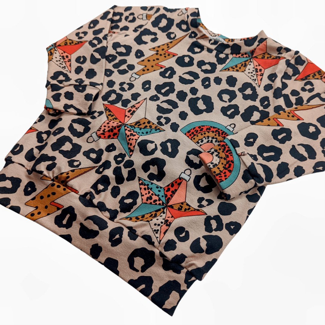 Christmas Print Lightweight Sweatshirt