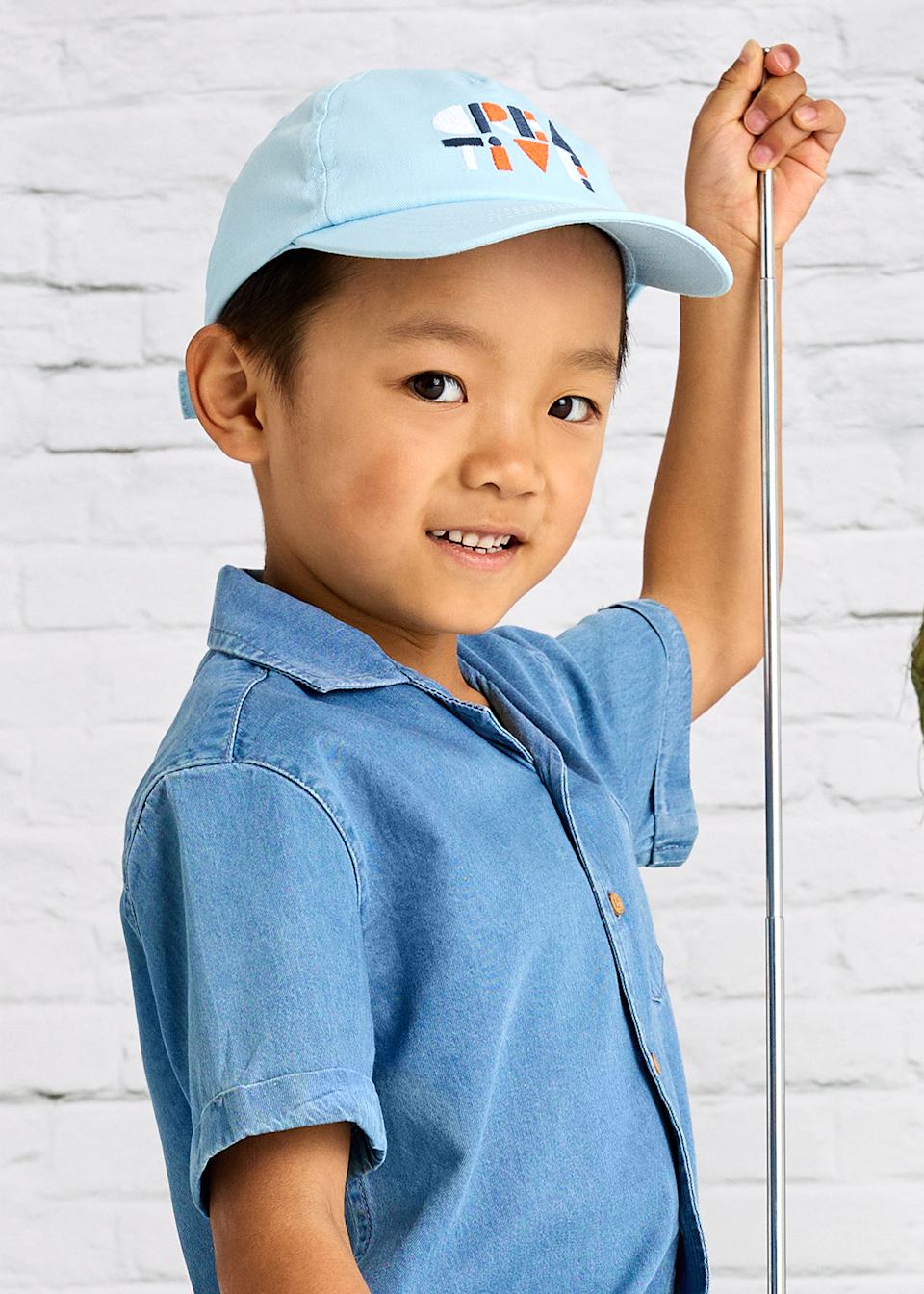 Denim Button-up Shirt