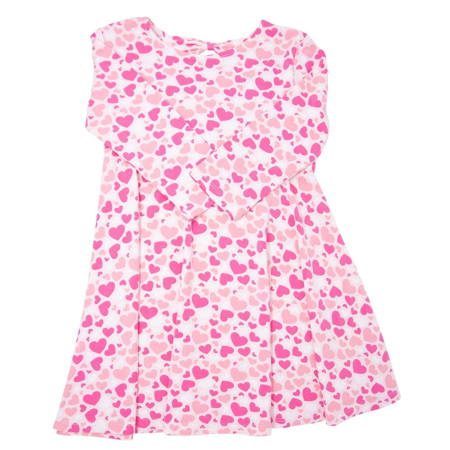 Twirly Bow Bamboo Dress - Be Mine