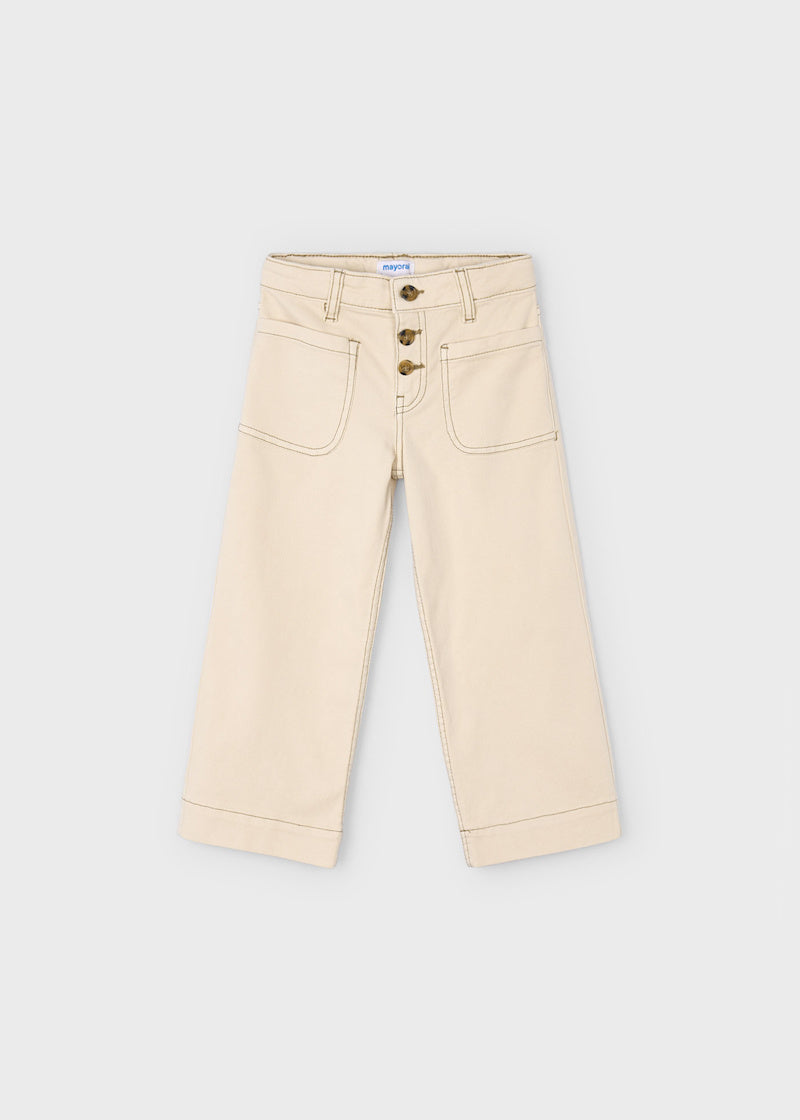Twill Pants - Almond