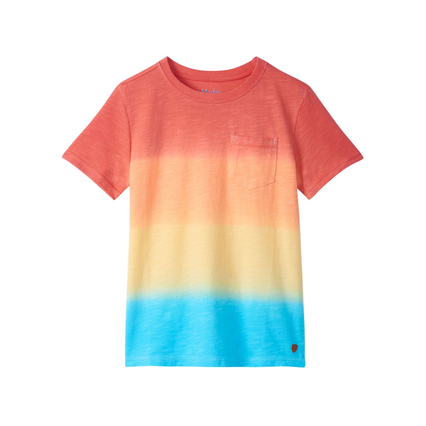 Gradient Sunset Crew Neck Tee