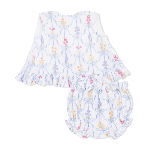 Ruffle Back Top & Bloomer