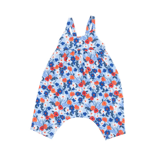 Tie Back Romper - Poppy Days