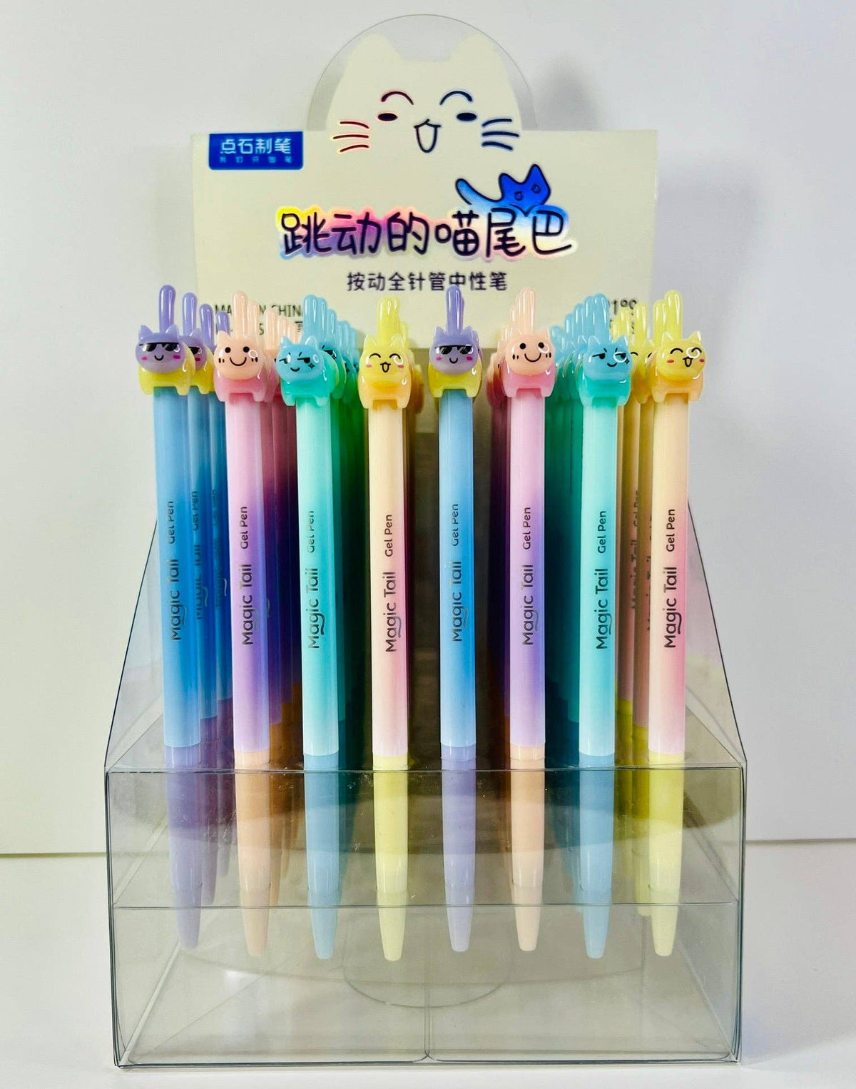 22189 Cat Tail Colors Gel Pen-48