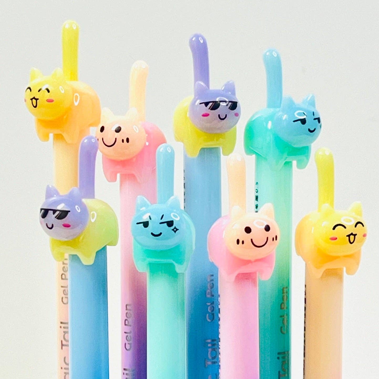 22189 Cat Tail Colors Gel Pen-48