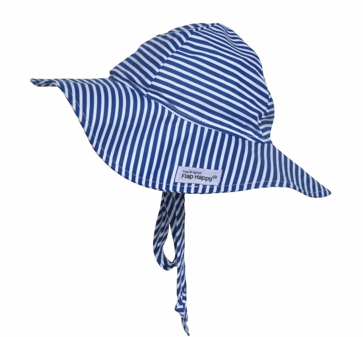 Kids UPF50+ Girls and Boys Floppy Sun Hat: Chambray / L