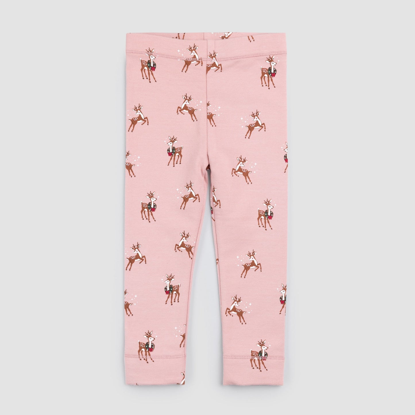 Reindeer Games on Rose Leggings