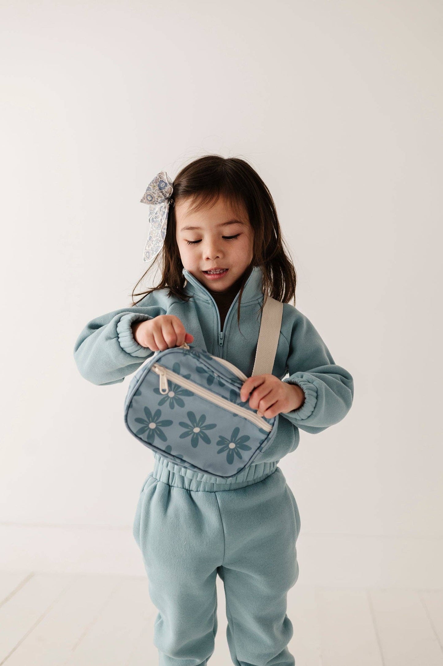 Mini Belt Bag Daisy in Ski Blue / OS