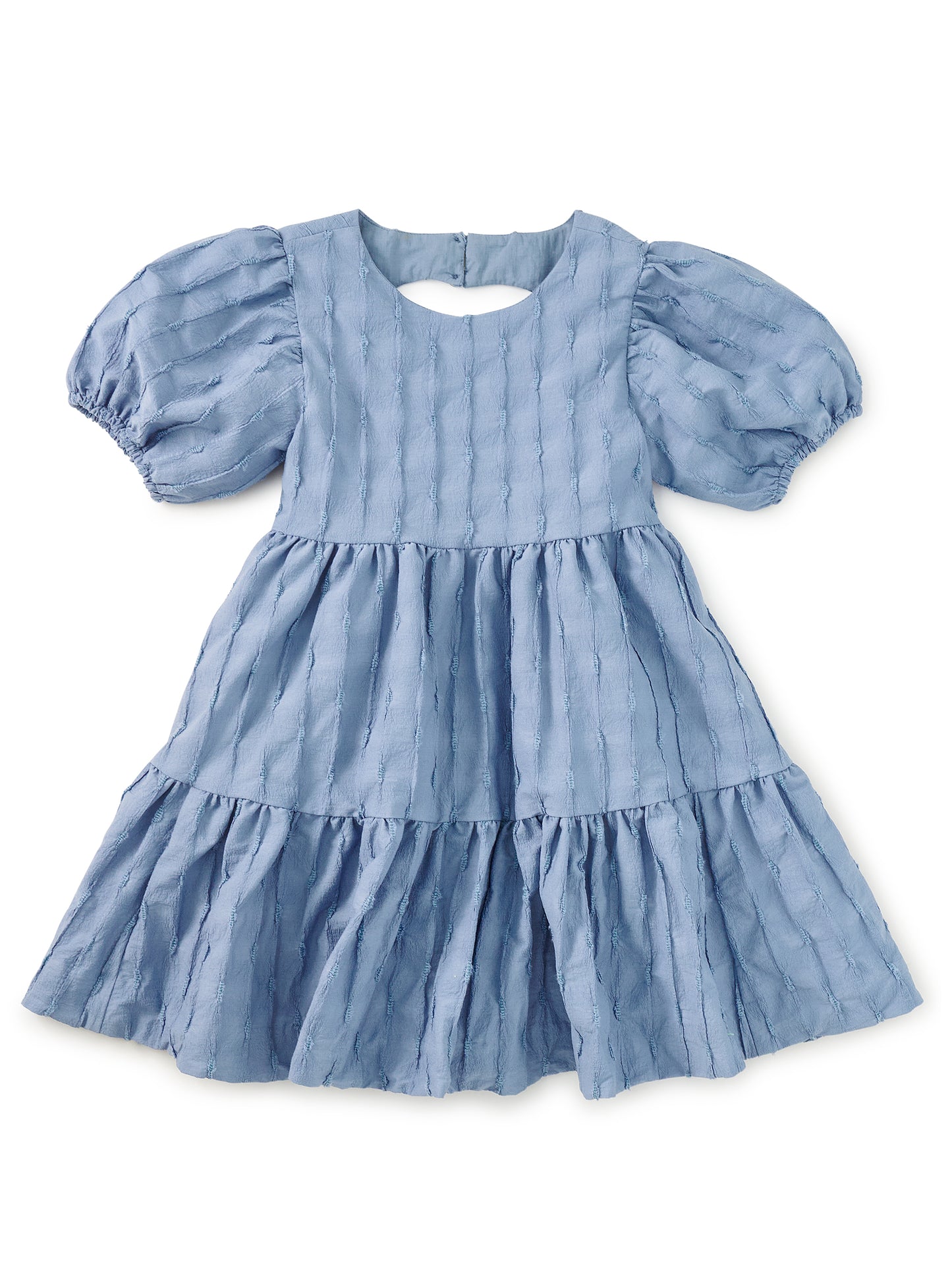 Pleated Heart-back Dress