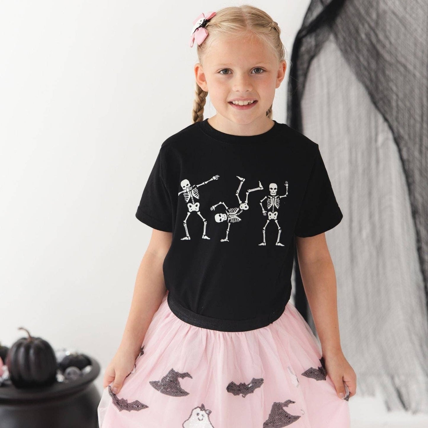 Glow In The Dark Silly Skelly Tee
