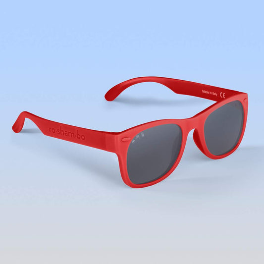 Red Sunglasses: Baby (Ages 0-2) / Chrome Polarized Lens