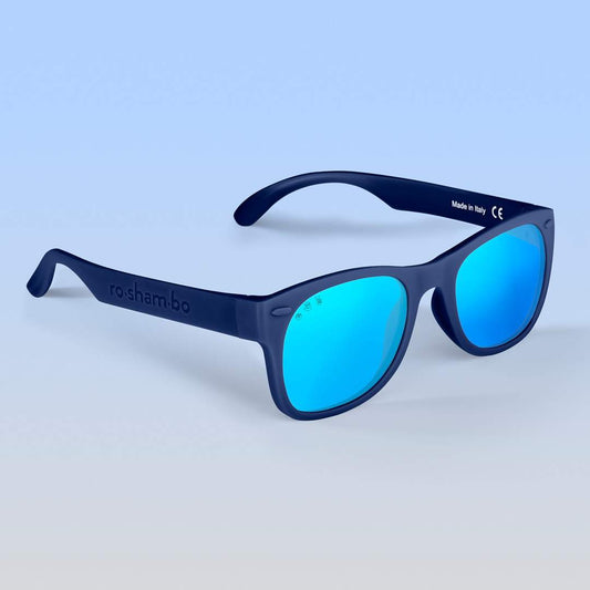 Navy Sunglasses: Adult S/M / Blue Polarized Lens