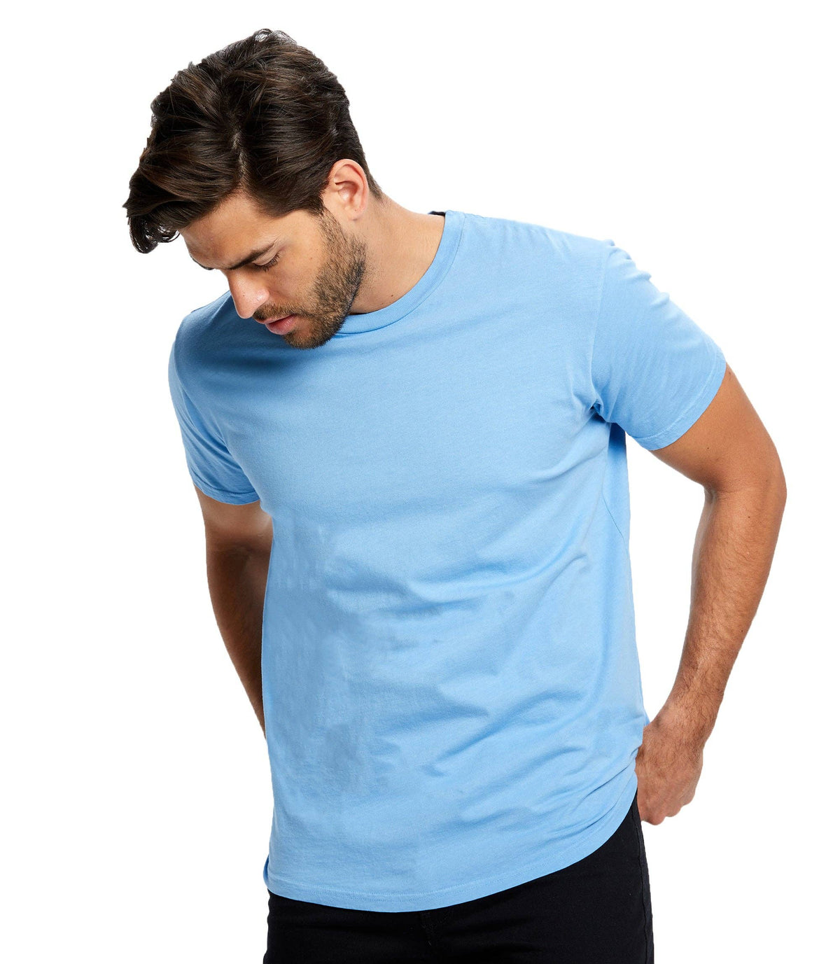 Unisex Classic Short Sleeve Crew Neck, 30 singles: Black / L