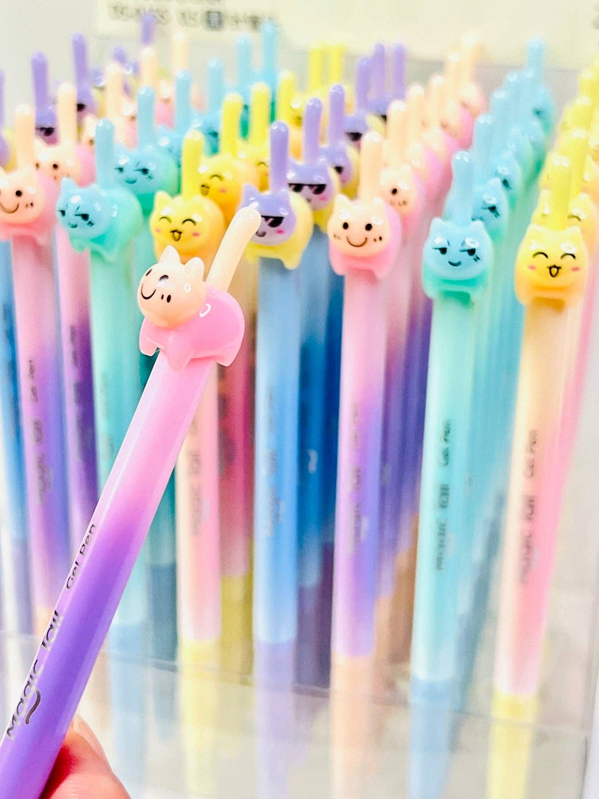 22189 Cat Tail Colors Gel Pen-48