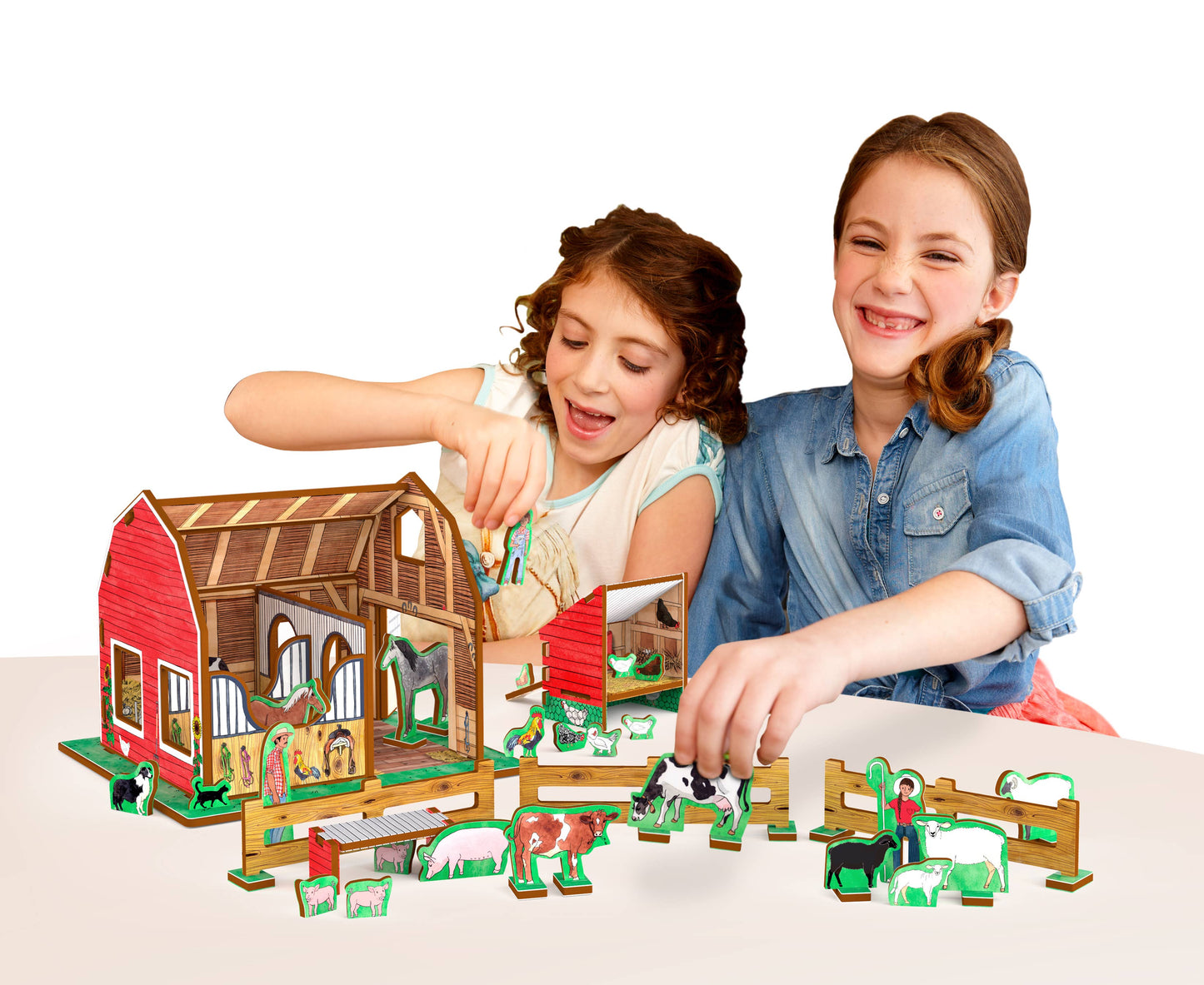 Little Bo Peep's Family Farm Book and Playset