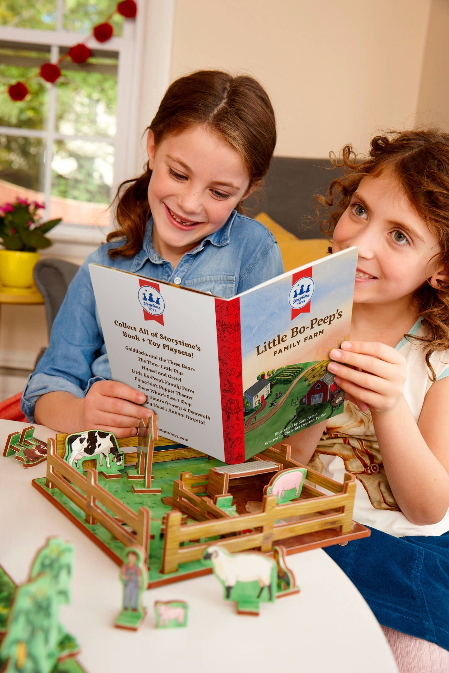 Little Bo Peep's Family Farm Book and Playset