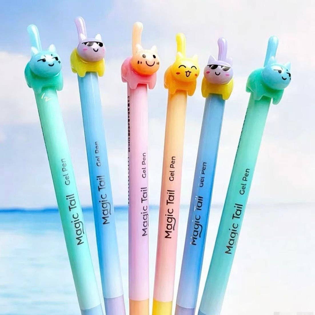 22189 Cat Tail Colors Gel Pen-48