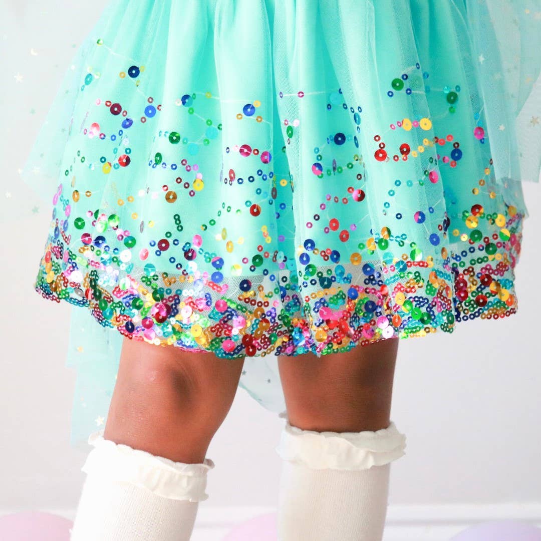 Aqua Confetti Tutu