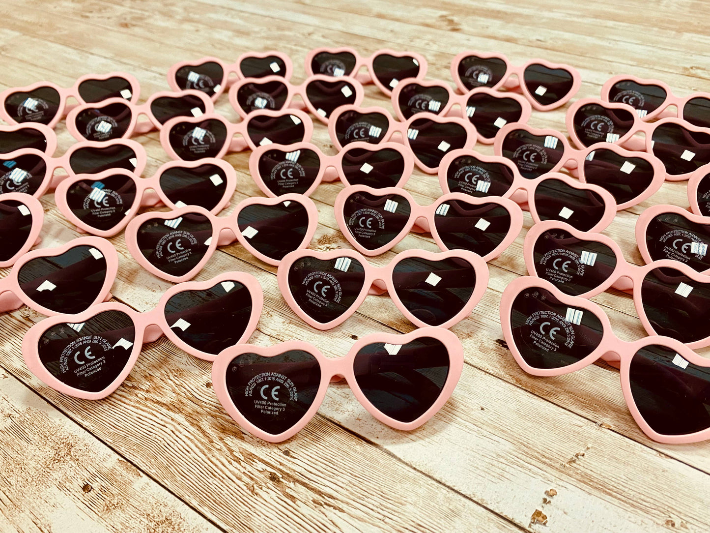 Heart Sunglasses | Peach: Toddler (Ages 2-4) / Rose Gold Polarized Lens