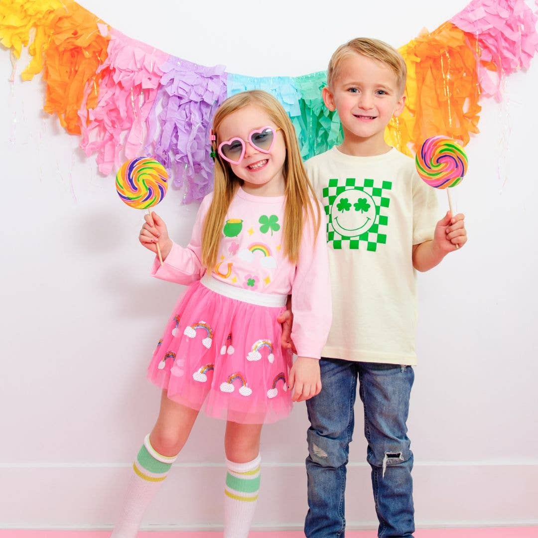 Magical Rainbow Kids Tutu - Spring Tutu- Dress Up Tutu: 2-4Y