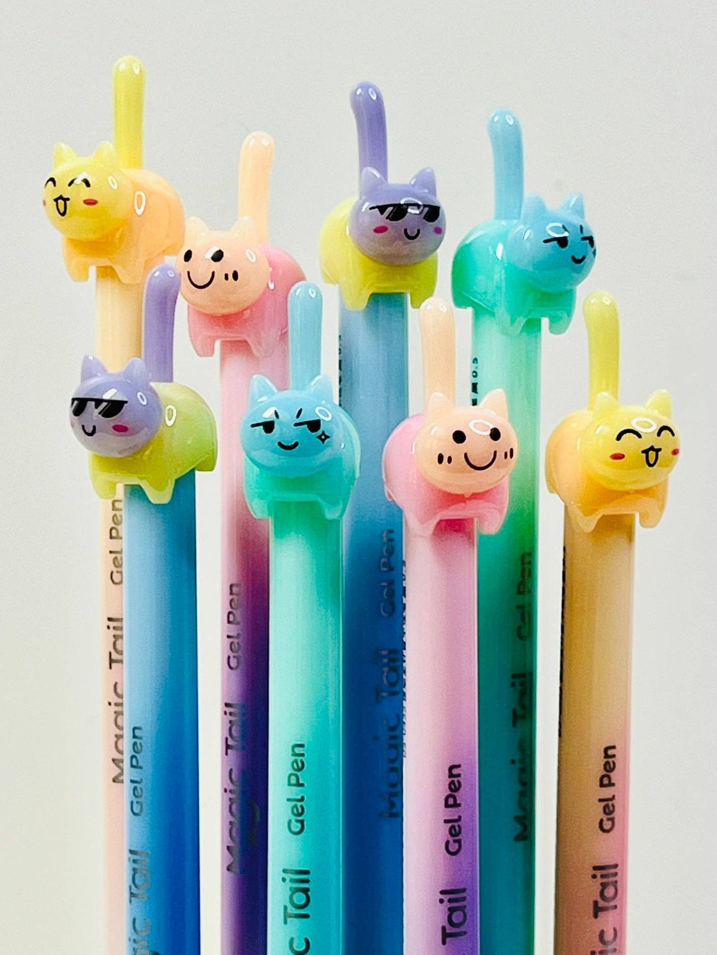 22189 Cat Tail Colors Gel Pen-48