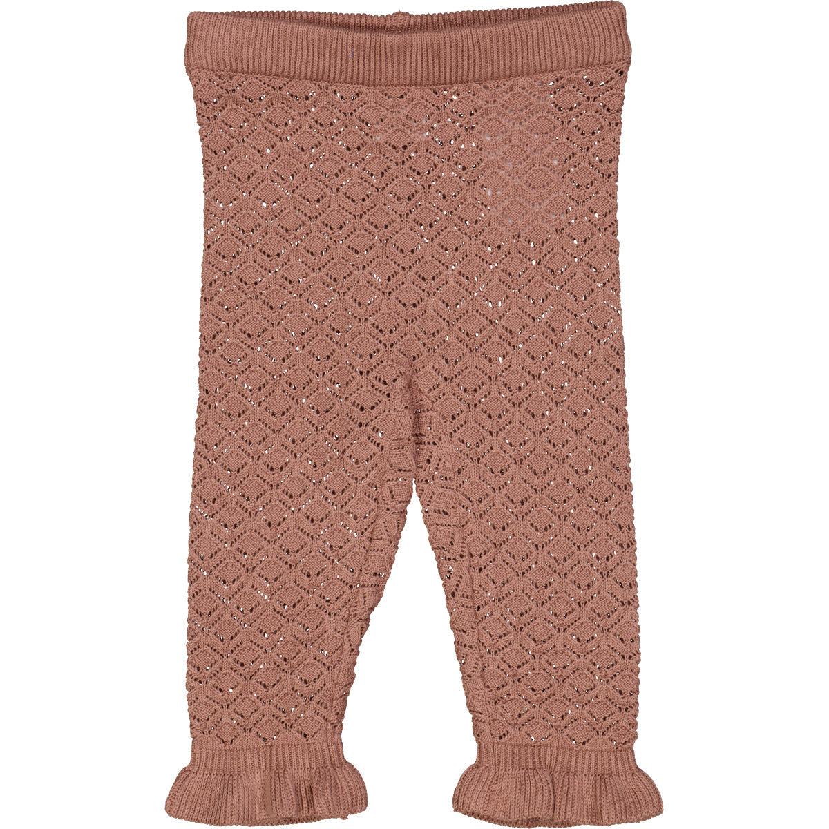 Knit scallop pants baby