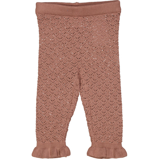 Knit scallop pants baby