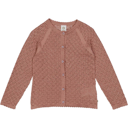 Knit scallop cardigan baby