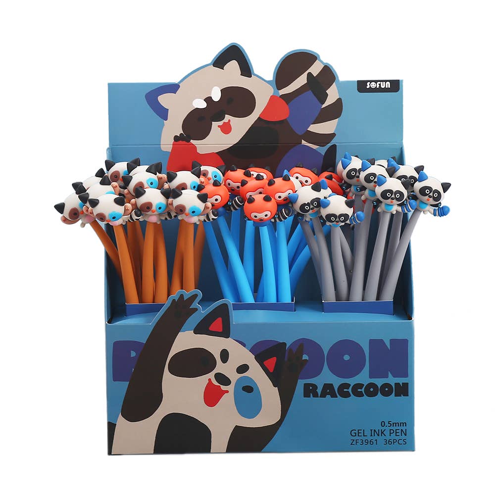 22669 Raccoon Wiggle Gel Pen-36