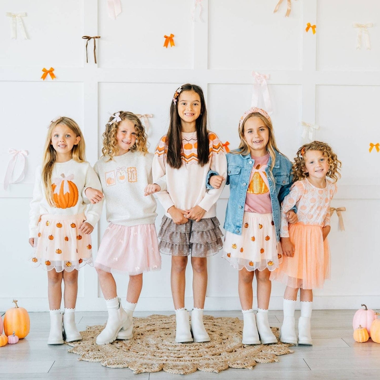 Pumpkin Sequin Scallop Tutu