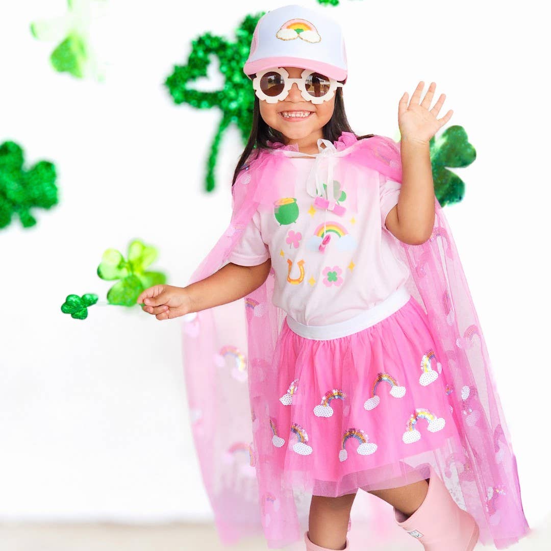 Magical Rainbow Kids Tutu - Spring Tutu- Dress Up Tutu: 2-4Y