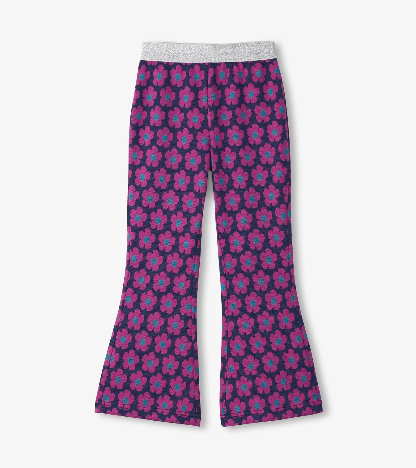 Mini Flower Fun Waist Flare Pants