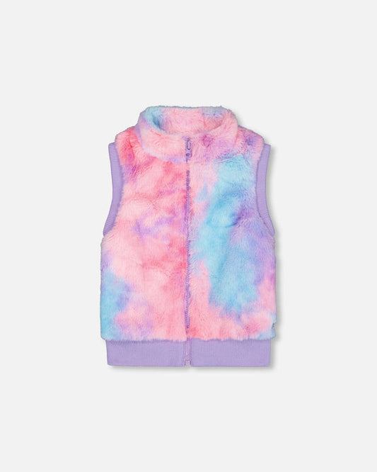 Sleeveless Vest - Purple "Fur"