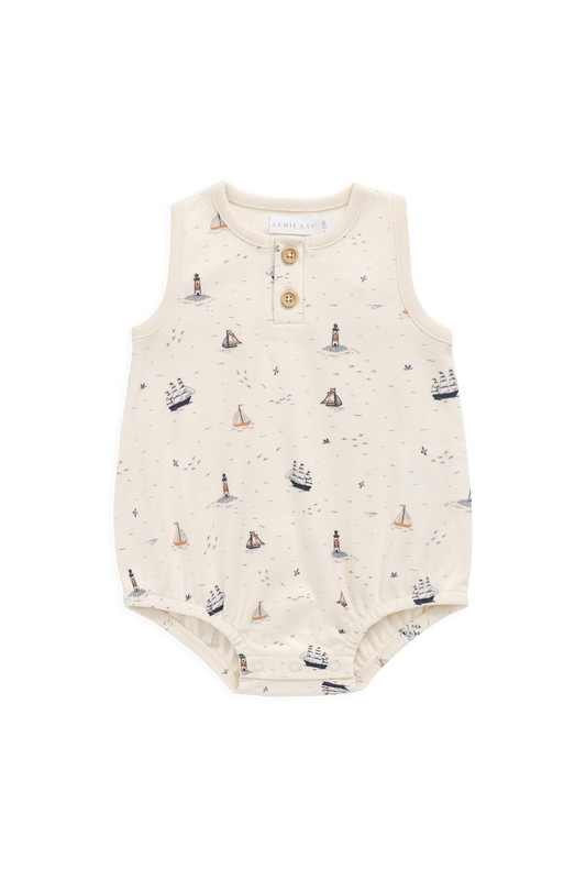 Archie Playsuit Organic Cotton