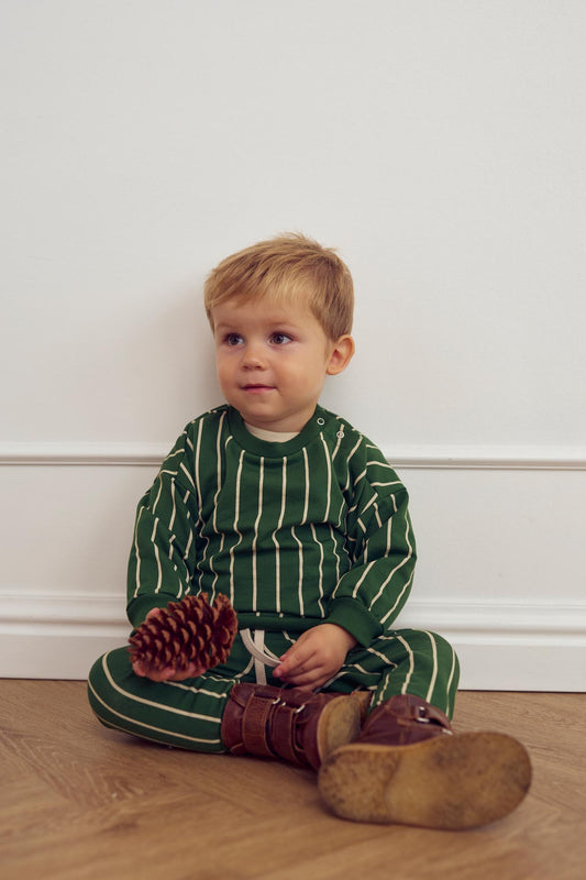 Pinstripe Sweat Set