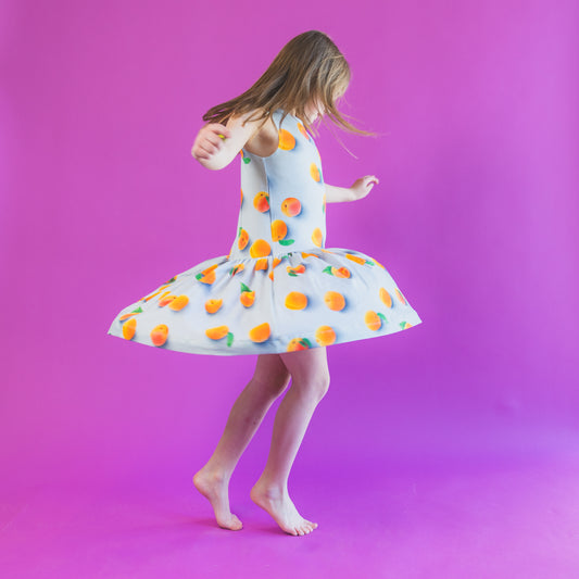 Candece Dress Fresh Apricots